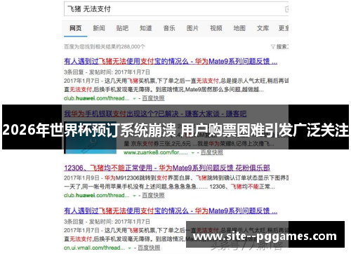 2026年世界杯预订系统崩溃 用户购票困难引发广泛关注